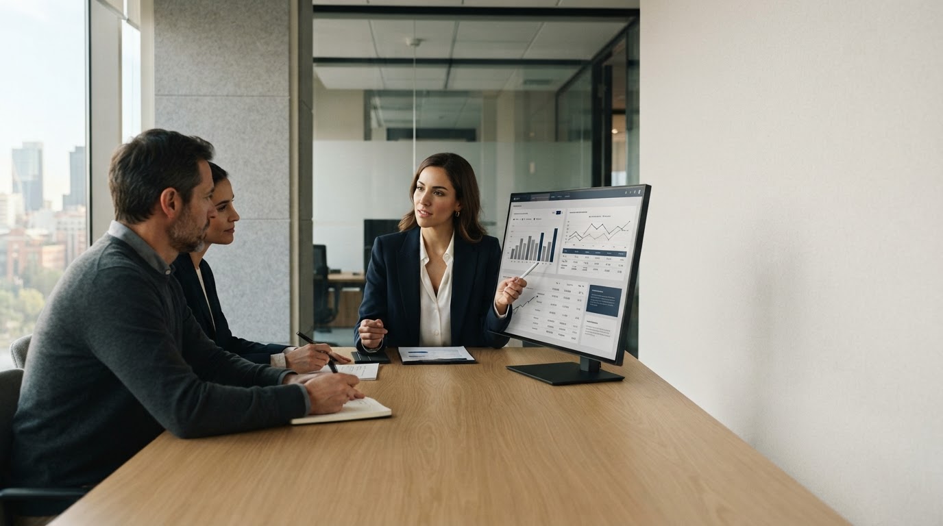 Regio Fondencia panel de análisis financiero con datos de mercado en tiempo real